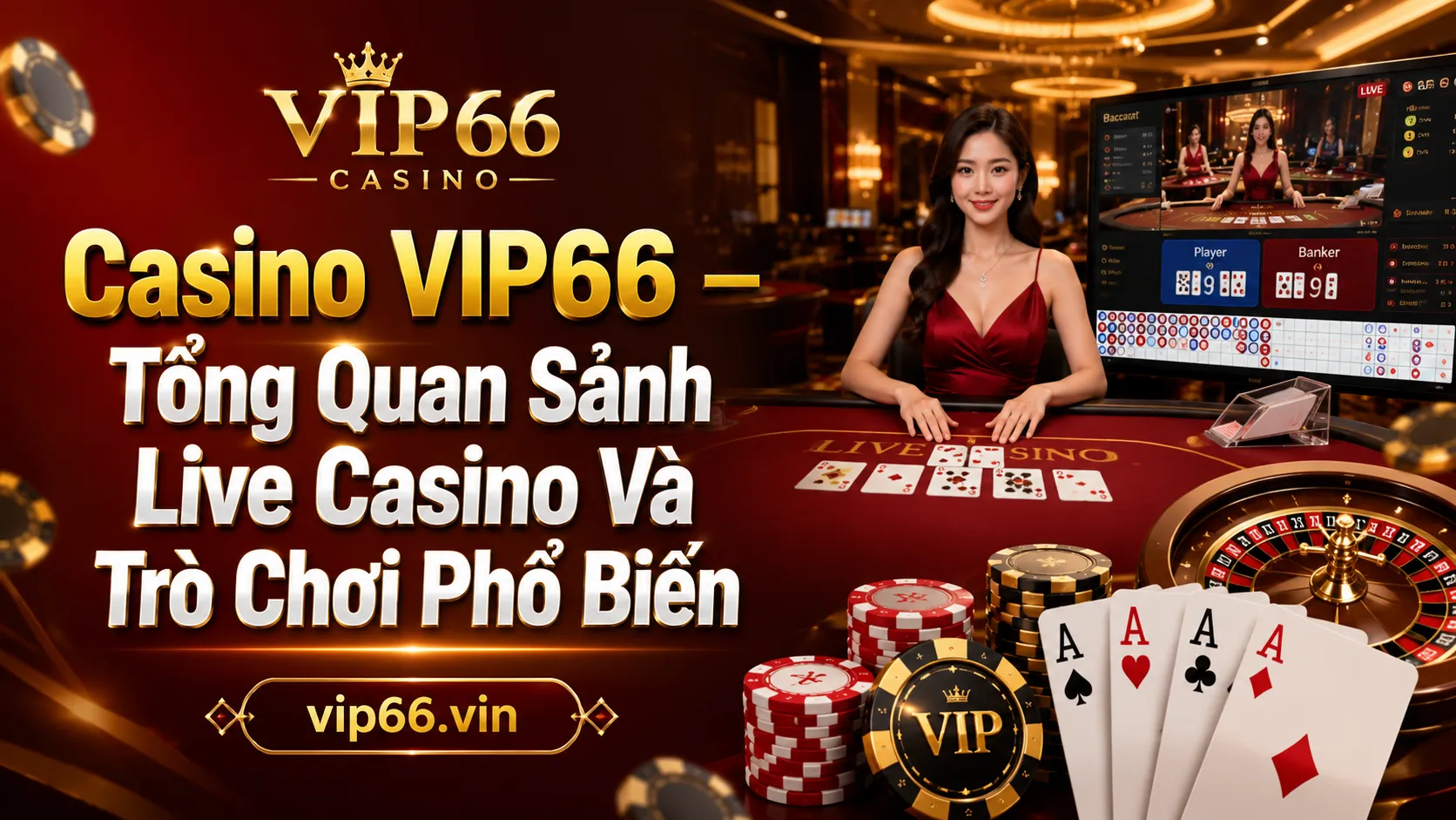 Casino VIP66 – Tổng Quan Sảnh Live Casino Và Trò Chơi Phổ Biến 1 Casino VIP66 là gì