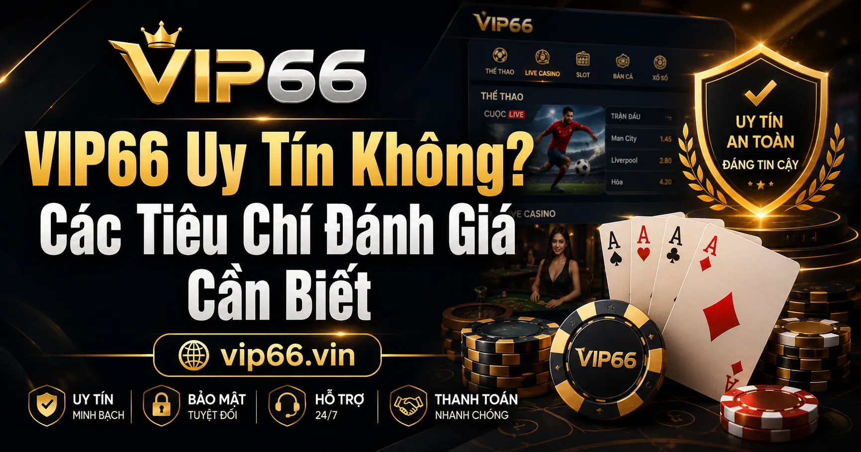 VIP66 Uy Tín Không? Các Tiêu Chí Đánh Giá Cần Biết 1 VIP66 uy tín được hiểu như thế nào